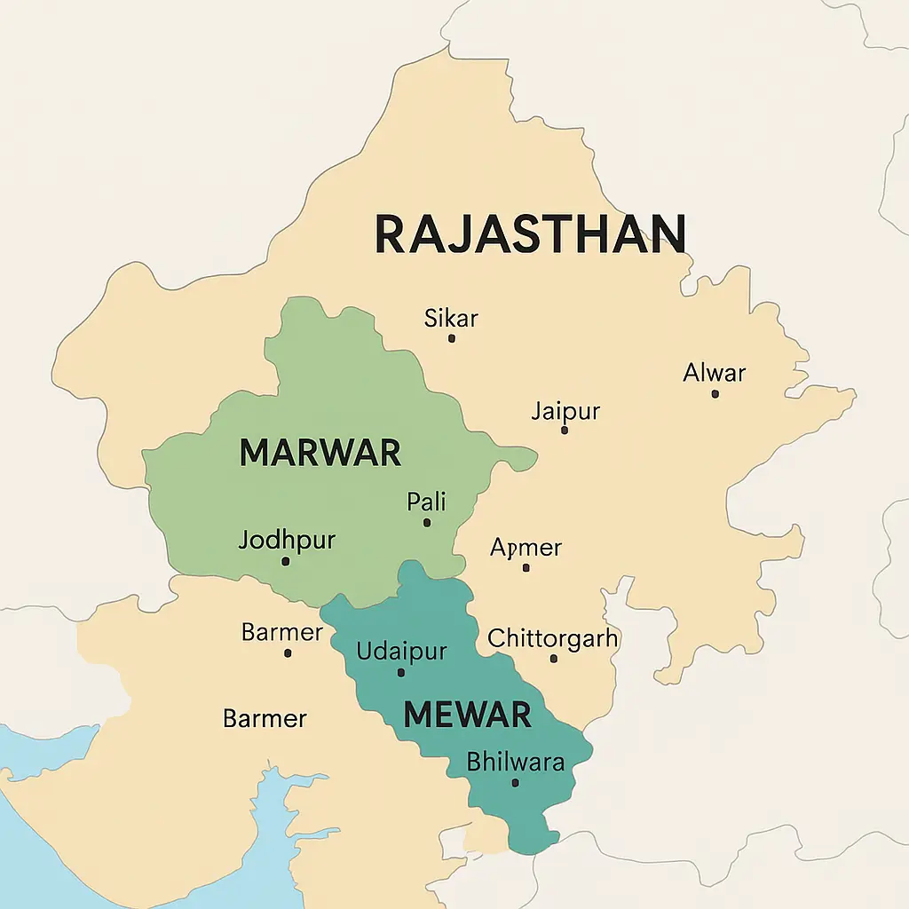 Marwar and mewar region