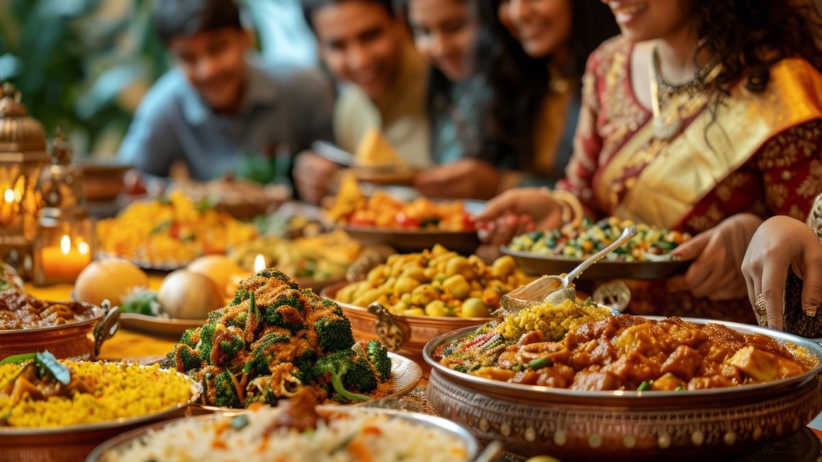 The Ultimate Marwari Wedding Food Menu Guide <br> <p style='color: #595959; font-style: italic; font-size: 17px;font-weight: 500;'>From Dal Baati to Ghevar, explore the mouthwatering dishes that make a Marwari wedding truly unforgettable. A celebration of food, family, and tradition.</p>