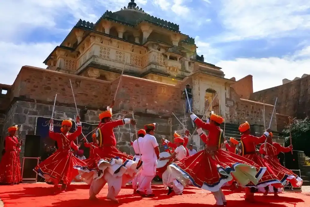 Local fair in Marwar showcasing folk music and rural culture